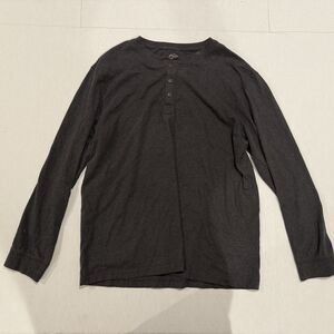 St. John’s Bay Legacy Henley Mens XL Long Sleeve Cotton 3 Button Shirt Top